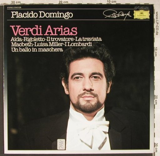 Domingo,Placido: Verdi Arias, D.Gr. Signature(2543 528), D, 1983 - LP - L6551 - 5,00 Euro