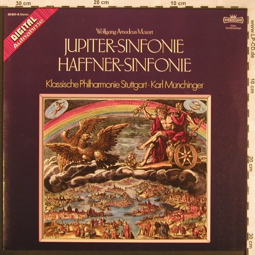 Mozart,Wolfgang Amadeus: Sinfonien Nr.35 & 41, Intercord,Club Ed. (26 831-8), D, 1981 Typ: LP Best.-Nr.: L6566 Preis: 6,00 Euro