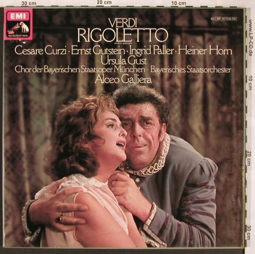 Verdi,Giuseppe: Rigoletto, Box, EMI(197-30 708/09), D, 1963 - 2LP - L6568 - 7,50 Euro