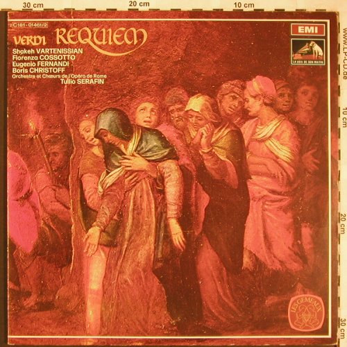 Verdi,Giuseppe: Requiem, Foc, vg+/m-, La Voix De Son Maitre(2C 181-01461/2), F, 1973 - 2LP - L6575 - 5,00 Euro