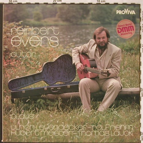 Evers,Reinbert: spielt Ulrich Leyendecker, Intersound (ISPV 118), D, 1984 Typ: LP Best.-Nr.: L6583 Preis: 7,50 Euro