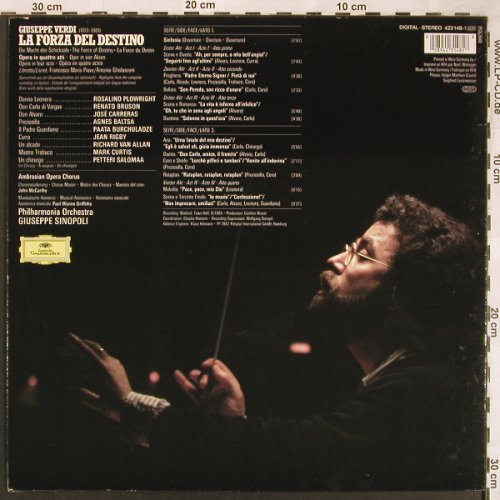 Verdi,Giuseppe: La Forza Del Destino-Querschnitt, D.Gr. (423 148-1), D, 1987 Typ: LP Best.-Nr.: L6598 Preis: 6,00 Euro