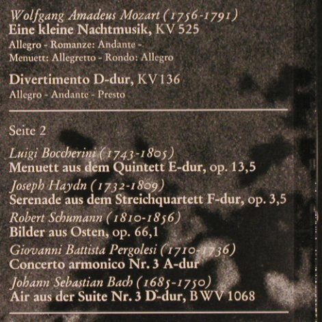 Münchinger,Karl: Eine kleine Nachtmusik,KV 525,136, Decca(6.41798 AH), D, 1969 - LP - L6613 - 6,00 Euro
