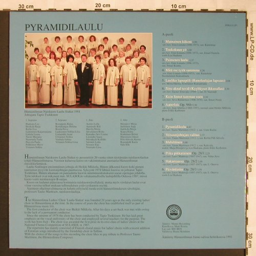 Hämeenlinnan Naiskuoro Laula-Siukut: Pyramidilaulu, Teosto(HMLLS-LP1), SF, 1991 - LP - L6623 - 7,50 Euro