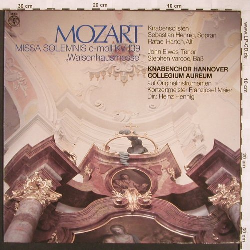 Mozart,Wolfgang Amadeus: Missa Solemnis c-moll KV 139, Orbis (32 700 7), D, 1981 Typ: LP Best.-Nr.: L6634 Preis: 6,00 Euro