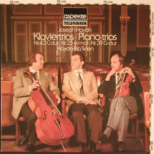 Haydn,Joseph: Klaviertrios Nr.43 c-dur,25 , 39, Telefunken(6.42618 AH), D, 1977 - LP - L6640 - 6,00 Euro