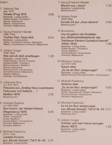 Güttler,Ludwig: 10-Bläsermusik zur Weihnacht, Eterna(8 27 789), DDR, 1988 - LP - L6641 - 6,00 Euro