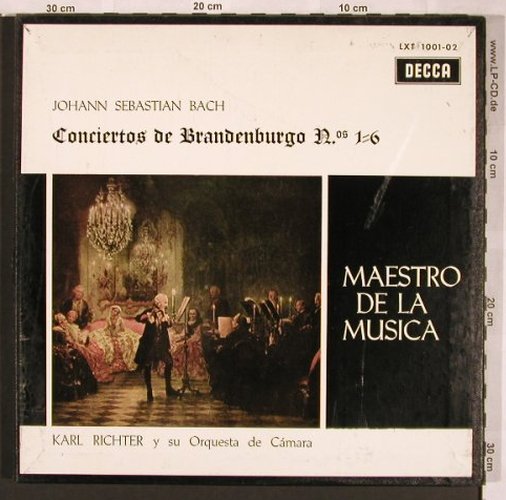 Bach,Johann Sebastian: Conciertos de Brandenburgo No.1-6, Decca(LXT 1001-02), E, Mono,  - 2LP - L6654 - 9,00 Euro