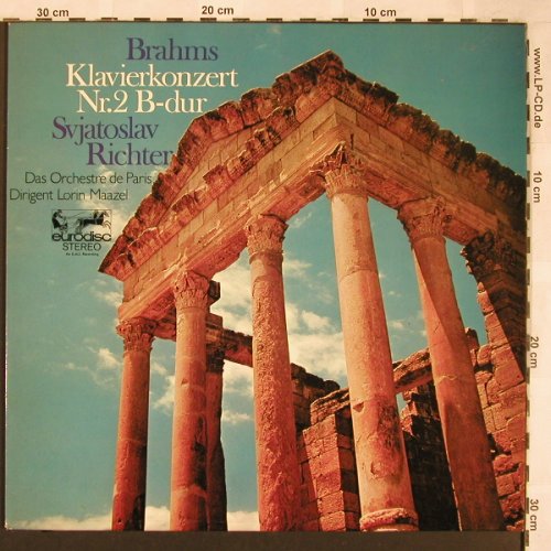 Brahms,Johannes: Klavierkonzert Nr.2 B-Dur op.83, Eurodisc(80 231 PK), D, m-/vg+,  - LP - L6655 - 5,00 Euro