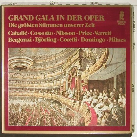 V.A.Grand Gala der Oper: Die gr Stimmen unserer Zeit FS-New, Ullstein/RCA (RL 42876), D, Box, 1979 Typ: 2LP Best.-Nr.: L6673 Preis: 6,00 Euro