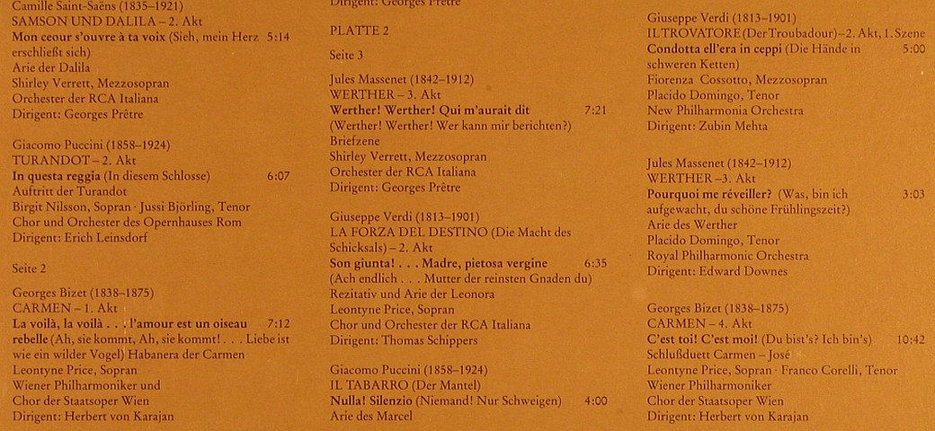 V.A.Grand Gala der Oper: Die gr Stimmen unserer Zeit FS-New, Ullstein/RCA (RL 42876), D, Box, 1979 Typ: 2LP Best.-Nr.: L6673 Preis: 6,00 Euro