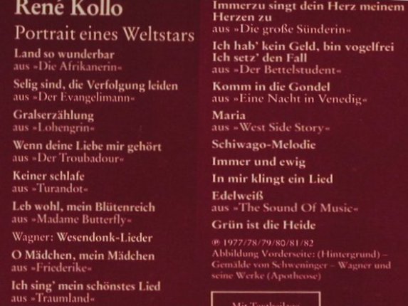 Kollo,René: Portrait eines Weltstars,Box,FS-New, Ullstein/RCA(RL 30476), D, 1982 - 2LP - L6674 - 17,50 Euro