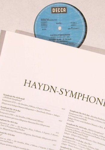 Haydn,Joseph: Sinfonien,Box, Decca,Club.Ed. (29 558-4), D, 1976 Typ: 4LP Best.-Nr.: L6675 Preis: 17,50 Euro