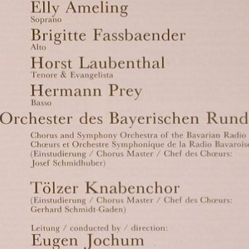 Bach,Johann Sebastian: Weihnachts-Oratorium, Box, Philips(6703 037), NL, 1973 - 3LP - L6679 - 9,00 Euro