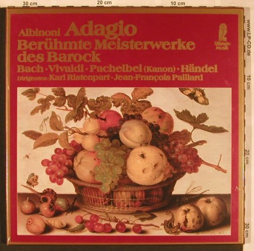 V.A.Berühmte Meisterwerke desBarock: Bach,Vivaldi,Pachebel...7 Tr., Box, Erato/Ullstein (ZL 30799), D,FS-New, 1981 Typ: 2LP Best.-Nr.: L6681 Preis: 6,00 Euro
