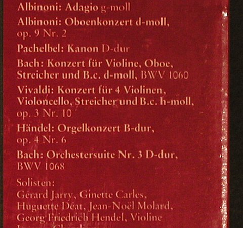 V.A.Berühmte Meisterwerke desBarock: Bach,Vivaldi,Pachebel...7 Tr., Box, Erato/Ullstein (ZL 30799), D,FS-New, 1981 Typ: 2LP Best.-Nr.: L6681 Preis: 6,00 Euro