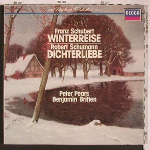 Schubert,Franz / Robert Schumann: Winterreise/Dichterliebe(1965), Box, Decca (6.35568 DX), D, 1982 Typ: 2LP Best.-Nr.: L6686 Preis: 7,50 Euro