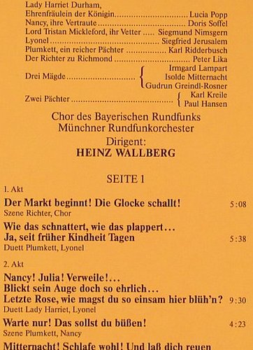 Flotow,Friedrich von: Martha-Großer Querschnitt, Eurodisc(26 093-5), D, 1977 - LP - L6696 - 4,00 Euro