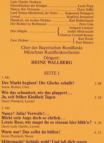 Flotow,Friedrich von: Martha-Großer Querschnitt, Eurodisc (26 093-5), D, 1977 Typ: LP Best.-Nr.: L6696 Preis: 4,00 Euro