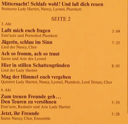 Flotow,Friedrich von: Martha-Großer Querschnitt, Eurodisc (26 093-5), D, 1977 Typ: LP Best.-Nr.: L6696 Preis: 4,00 Euro