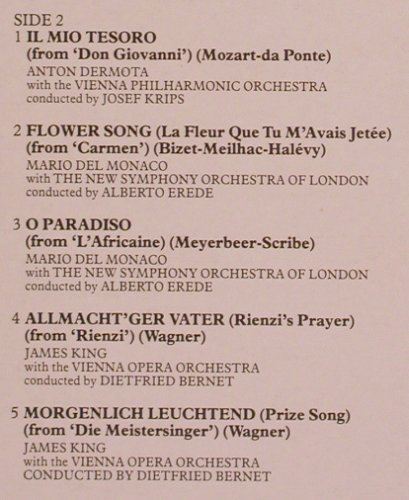 V.A.Famous Tenor Arias: Bergonzi, Cioni,McCracken...Prevedi, Contour (CC 7550), UK, 1981 Typ: LP Best.-Nr.: L6721 Preis: 5,00 Euro