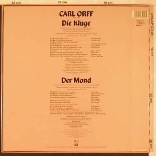 Orff,Carl: Der Mond / Die Kluge, Box, EMI(1432913), D,  - 3LP - L6733 - 12,50 Euro