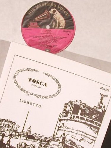 Puccini,Giacomo: Tosca, ital. (Box vg+), His Masters Voice(SLS 825), UK,  - 2LP - L6743 - 7,50 Euro