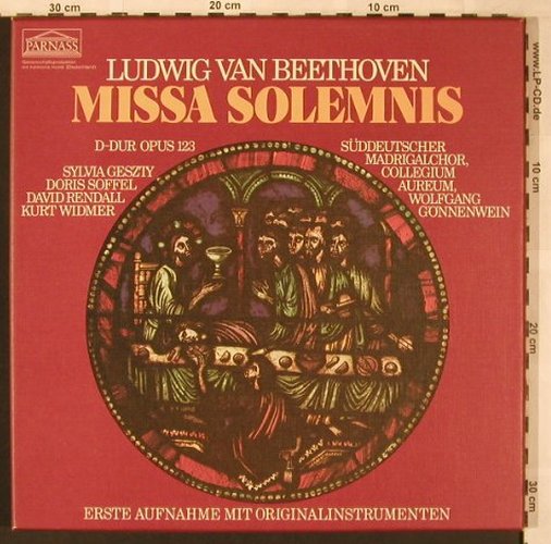 Beethoven,Ludwig van: Missa Solemnis d-dur,op.123, Box, Parnass(66 191 8), D, 1977 - 2LP - L6752 - 12,50 Euro