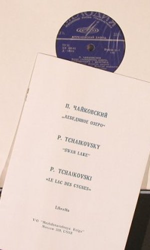 Tschaikowsky,Peter: The Swan Lake, Box, Melodia (D 04984-89), UDSSR Typ: 3LP Best.-Nr.: L6754 Preis: 15,00 Euro