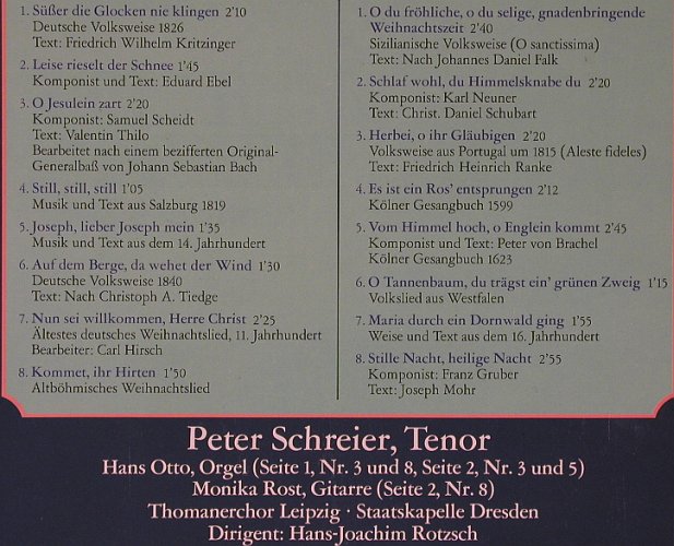 Schreier,Peter - Thomanerchor: Liebe alte Weihnachtslieder, D.Gr. (2536 114), D, 1975 Typ: LP Best.-Nr.: L6786 Preis: 5,50 Euro