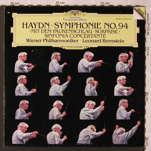 Haydn,Joseph: Symphonie Nr.94 - Paukenschlag, D.Gr. (419 233-1), D, m-/vg+, 1986 Typ: LP Best.-Nr.: L6791 Preis: 5,00 Euro