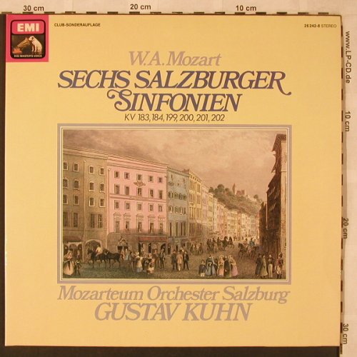 Mozart,Wolfgang Amadeus: Sechs Salzburger Sinfonien,Foc, EMI (26 242-8), D,Club Ed, 1978 Typ: 2LP Best.-Nr.: L6794 Preis: 7,50 Euro