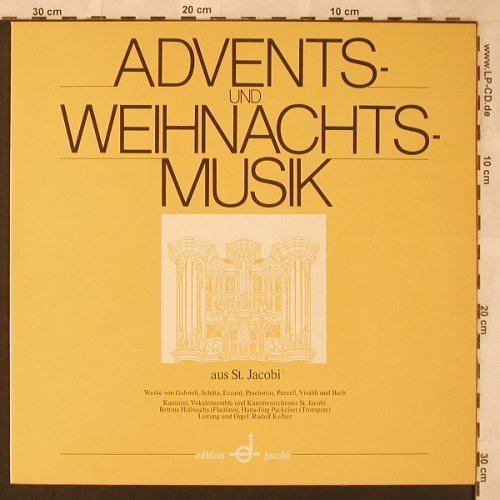 V.A.Advents und Weihnachts-Musik: aus St.Jacobi Hamburg, Edition Jacobi(EJ 01), D, 1985 - LP - L6802 - 6,00 Euro