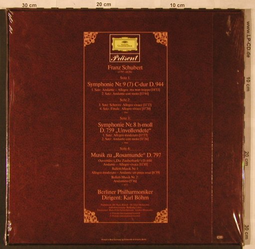 Schubert,Franz: Sinfonie Nr.9(7) & 8 '1963, FS-New, Deutsche Grammophon(2726 502), D, Ri, 1973 - 2LP - L6812 - 24,00 Euro
