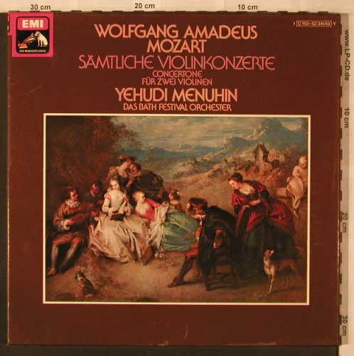 Mozart,Wolfgang Amadeus: Sämtliche Violinkonzerte, Box, EMI(C 153-52 341/44), D,  - 4LP - L6814 - 15,00 Euro