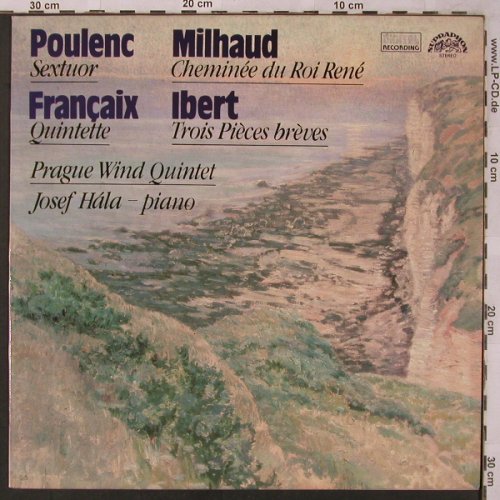 Poulenc,Francis/Milhaud/Francaix/Ib: Sextuor/Cheminée du Roi Rene...., Supraphon(11 0372-1), CZ, 1989 - LP - L6822 - 7,50 Euro