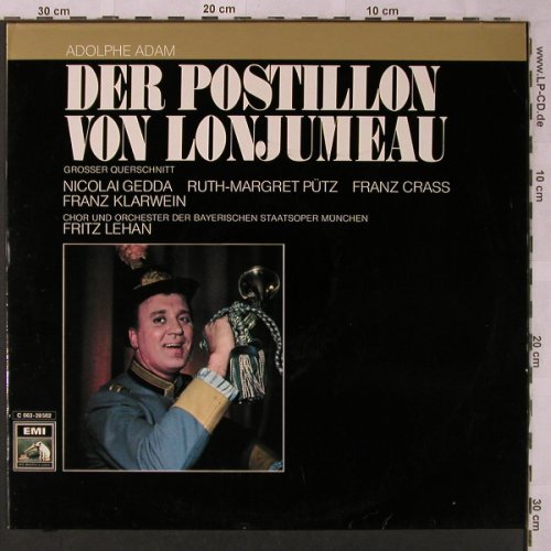 Adam,Adolphe: Der Postillon von Lonjumeau-Gr.Quer, EMI (C 063-28 502), D, 1965 Typ: LP Best.-Nr.: L6825 Preis: 5,00 Euro