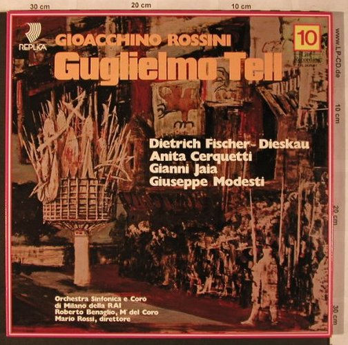 Rossini,Gioacchino: Guglielmo Tell - Box, Replica (RPL 2429/31), I, 1980 Typ: 3LP Best.-Nr.: L6835 Preis: 9,00 Euro