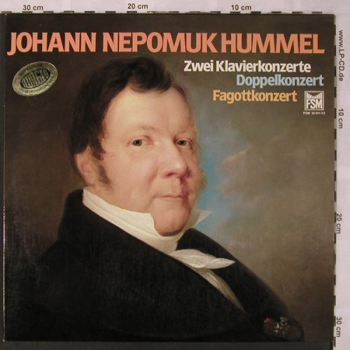 Hummel,Johann Nepomuk: 2 Klavierkonzerte/Doppelkonzert/Fag, FSM(FSM 33 041/42), D,  - 2LP - L6837 - 9,00 Euro