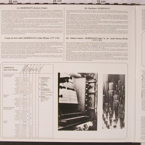 V.A.L'Orgue Silbermann: de l'eglise St.Thomas de Strasbourg, Auvdis(AV 4816), F, Foc, 1980 - LP - L6844 - 7,50 Euro