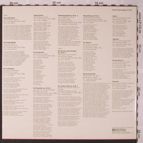 Fischer-Dieskau,Dietrich: Lieder der Romantik, Club Ed., EMI (64 839), D Typ: LP Best.-Nr.: L6848 Preis: 6,00 Euro