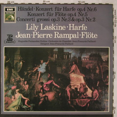 Händel,Georg Friedrich: Konzert für Harfe op.4 Nr.6,Flöte.., EMI Electrola(SFGLP 78 337), D, m /vg+,  - LP - L6854 - 6,00 Euro