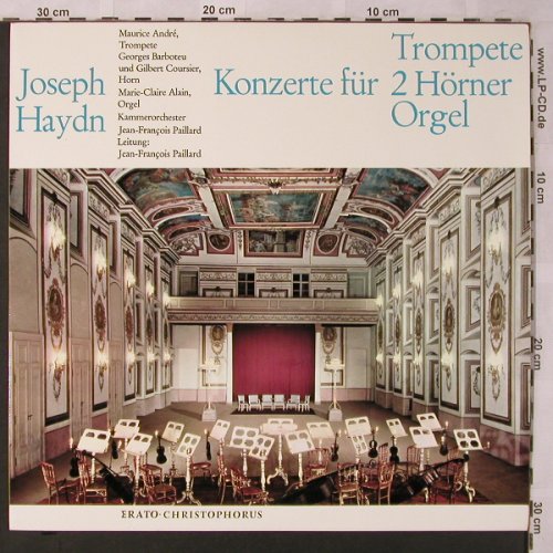Haydn,Joseph: Konzerte für Trompete,2Hörner,Orgel, Christophorus/Erato (CGLP 75 796), D, Mono Typ: LP Best.-Nr.: L6856 Preis: 9,00 Euro