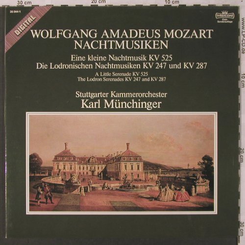 Mozart,Wolfgang Amadeus: Nachtmusiken, Foc,KV 525,247,287, Intercord (26 844-1), D,DSC-Ed., 1984 Typ: 2LP Best.-Nr.: L6883 Preis: 6,00 Euro