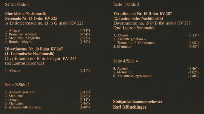 Mozart,Wolfgang Amadeus: Nachtmusiken, Foc,KV 525,247,287, Intercord(26 844-1), D,DSC-Ed., 1984 - 2LP - L6883 - 6,00 Euro
