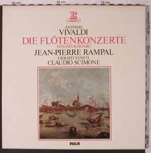 Vivaldi,Antonio: Flötenkonzerte-Gesamtausgabe,Box, Erato (ZL 30624), D, 1978 Typ: 3LP Best.-Nr.: L6885 Preis: 14,00 Euro