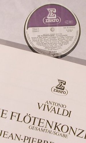 Vivaldi,Antonio: Flötenkonzerte-Gesamtausgabe,Box, Erato (ZL 30624), D, 1978 Typ: 3LP Best.-Nr.: L6885 Preis: 14,00 Euro