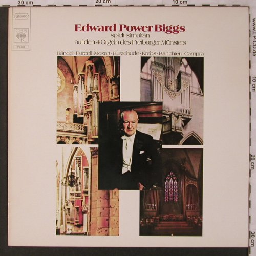 Power Biggs,Edward: spielt simultan...Händel...Campra, CBS (CBS 73 464), NL, 1975 Typ: LP Best.-Nr.: L6898 Preis: 6,00 Euro