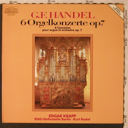 Händel,Georg Friedrich: 6 Orgelkonzerte op.7, Foc, Parnass(91 616 3), D, 1981 - 2LP - L6899 - 9,00 Euro