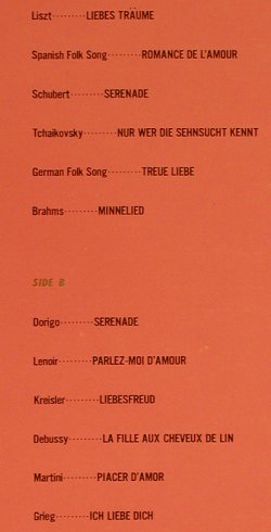 V.A.Classical Love Themes: Liszt, Kreisler...Grieg, CBS (25AC 927), J, 1980 Typ: LP Best.-Nr.: L6903 Preis: 6,00 Euro